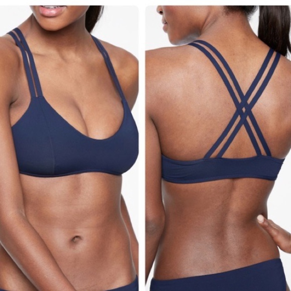 Athleta Slate Grey Bikini Top